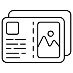 Modern design icon of photo