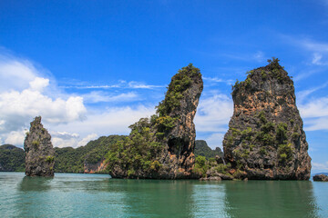 Landscapes of Phang Nga National Park in Thailand