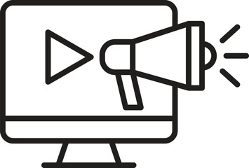 digital marketing icon vector