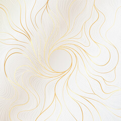 Golden Wave Background