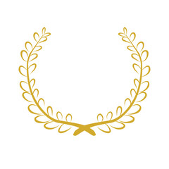 Gold Laurel Wreath 