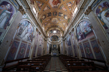 Naklejka premium Historic Certosa di Garegnano in Milan, Italy