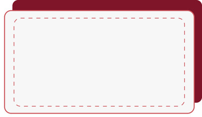 frame border shape for text