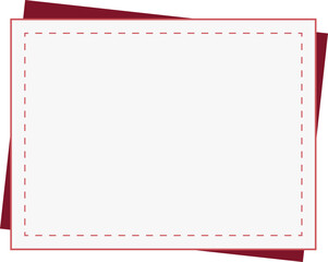 frame border shape for text