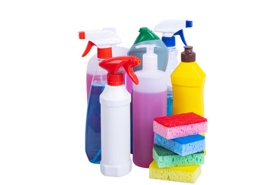 household chemicals isolated