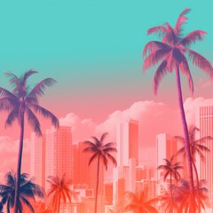 Miami Vibes Wallpaper Background