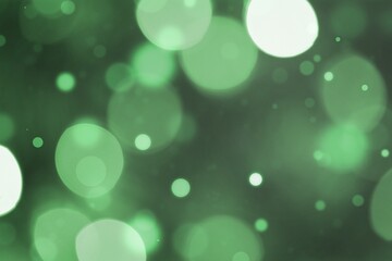 Dark green bokeh abstract background