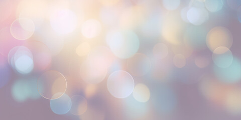 Obraz premium Pastel abstract bokeh background made with AI