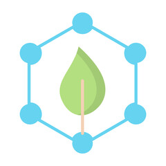Plant Energy Flat Icon