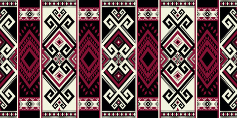Home flooring decorations ethnic geometric pattern design. Vector aztec Kilim geometric shape seamless pattern. Traditional ethnic pattern use for carpet, rug, mat, tapestry, other textile elements.