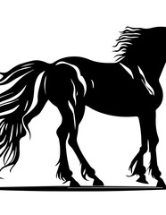 Mustang Horse Vector Logo Sports Icon Tattoo SVG