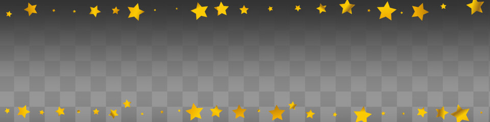 Bright Confetti Vector Transparent Panoramic