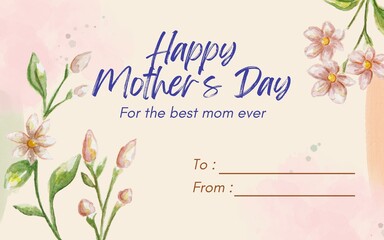 Fototapeta na wymiar happy mother's day to all moms around the world