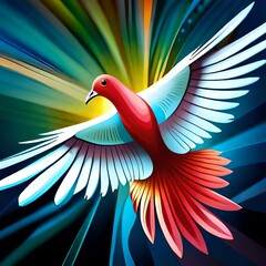 Obraz premium dove religion