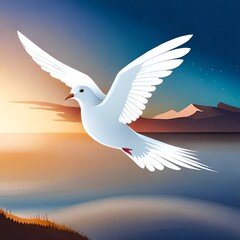 Obraz na płótnie Canvas Peace dove