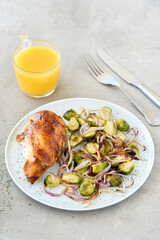 Chicken with vegetables 