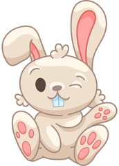 Cute Bunny Character