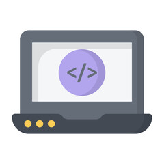 Code Writing Flat Icon