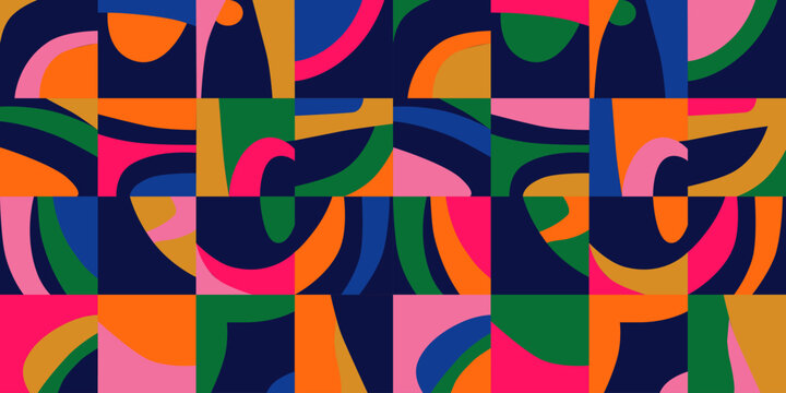 Geometry minimalistic pattern. Abstract vector pattern for web banner, business presentation, branding, fabric, textile.