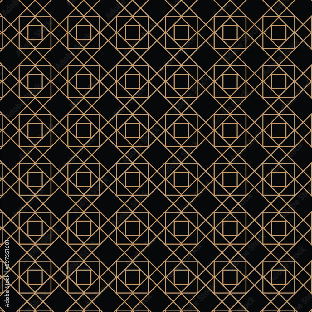 Poster abstract modern seamless geometric pattern vector art.