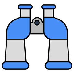 A unique design icon of binoculars 