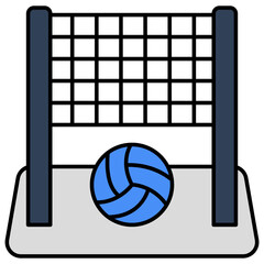 Premium download icon of beach ball goal
