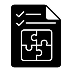 Design Strategy Glyph Icon