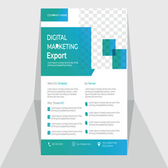 Corporate creative colorful business flyer template design set, abstract business flyer, vector template design or business poster template design