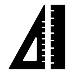 Ruler Glyph Icon