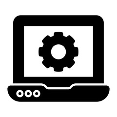 Web Development Glyph Icon