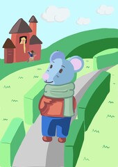 Fototapeta premium mouse cartoon 