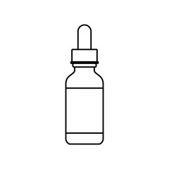 Dropper Bottle Outline Icon For Logo And More