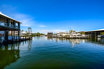 Spring Scenery at a Marina, Orange Beach, Alabama