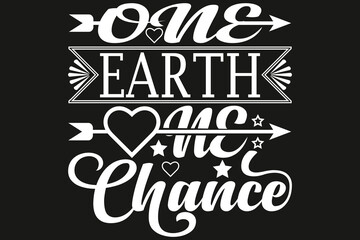 One earth one chance