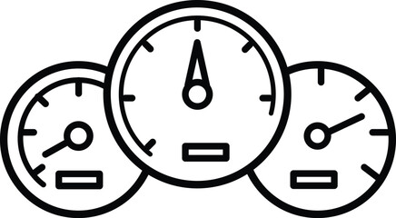 dashboard icon vector illustration
