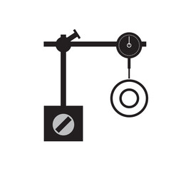 MEASURING INSTRUMENT icon design template vector