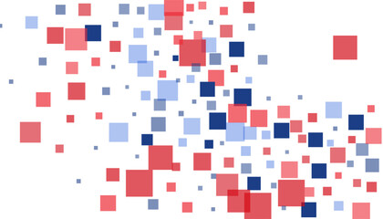 Bright squares on a white background. Festive background, disco. Design element, festive unusual background. Vector illustration, eps 10