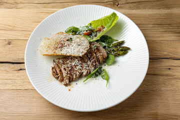 Delicious meat dishes prepared by the chef
