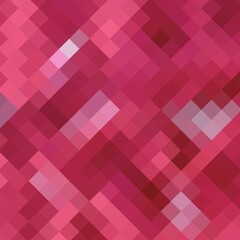 Geometric background. Red Pixel pattern. polygonal style. eps 10
