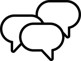 Naklejka premium chat bubble icon