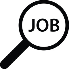 job search icon vector