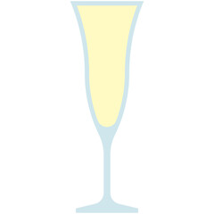 Pousse Cafe glass icon, cocktail glass name related vector