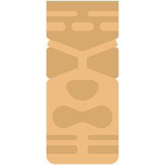 Tiki Mug icon, cocktail glass name related vector