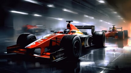 Racing Game Art Wallpaper Background