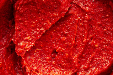 Berry yoghurt ice cream. Smoothies from fresh fruits and berries. Ice cream texture. Delicious sweet dessert close-up as a background.