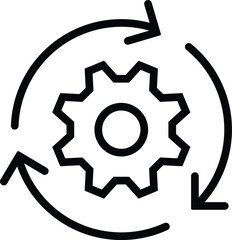 update icon process production vector