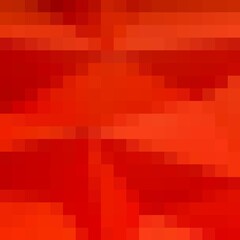 Abstract red pixel background. Geometric illustration. eps 10