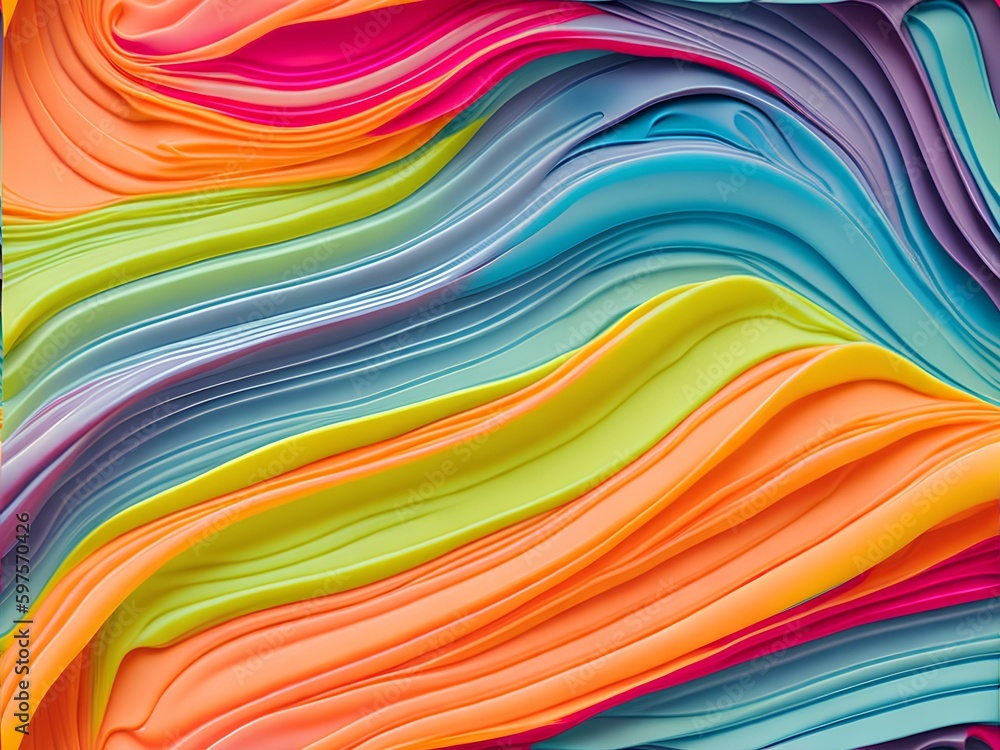 Poster abstract colorful background with lines generated Ai 