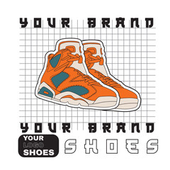 Sneaker shoes. Concept. Flat design. Vector illustration. Sneakers in flat style. Sneakers side view. Fashion sneakers.	
