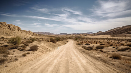 Fototapeta na wymiar estrada deserta no gran canion